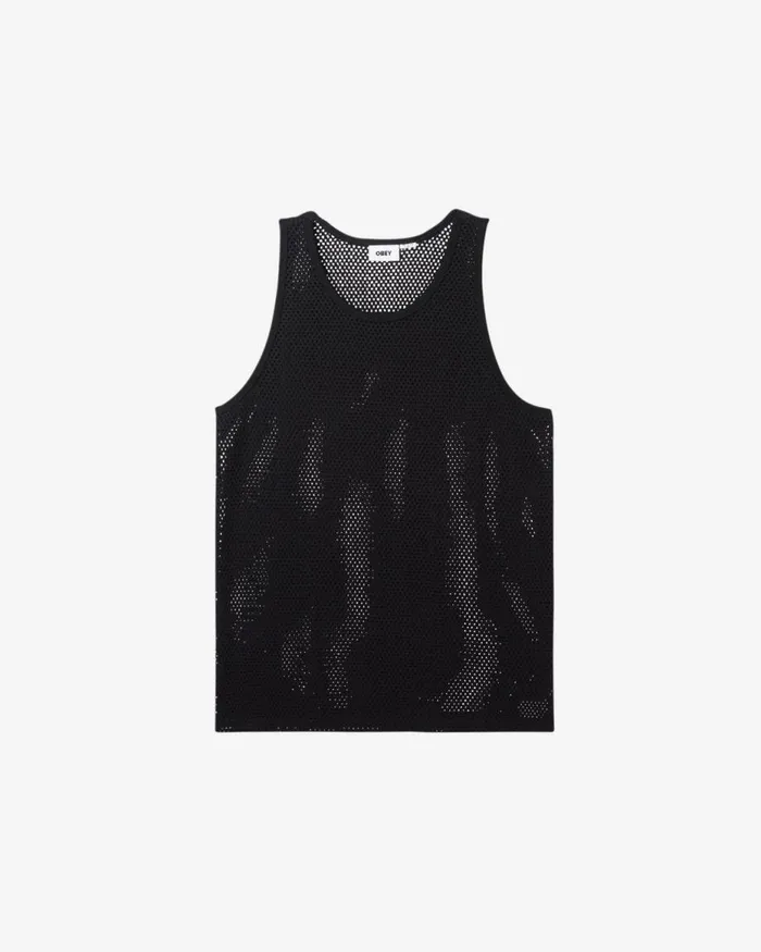 Men TOWER MESH TANK Unbleached OBEY Clothing TOPS