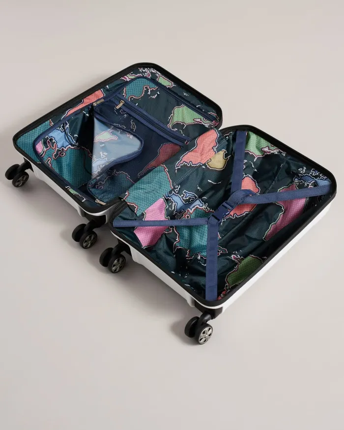 Men TRAVL 8211 Small Trolley Suitcase White Ted Baker Suitcases and Travel Bags Men TRAVL 8211 Small Trolley Suitcase White Ted Baker Suitcases and Travel Bags