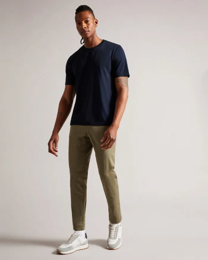 Men TYWINN 8211 Short Sleeve Regular Fit Plain Tshirt Navy Ted Baker Tops Men TYWINN 8211 Short Sleeve Regular Fit Plain Tshirt Navy Ted Baker Tops