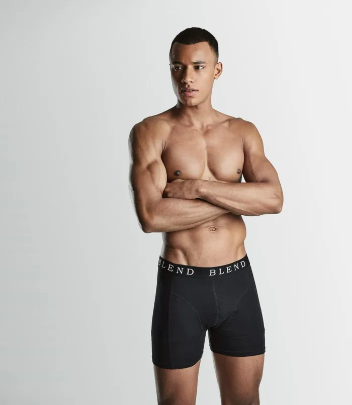 Men Underwear and Socks Blend Underwear Black