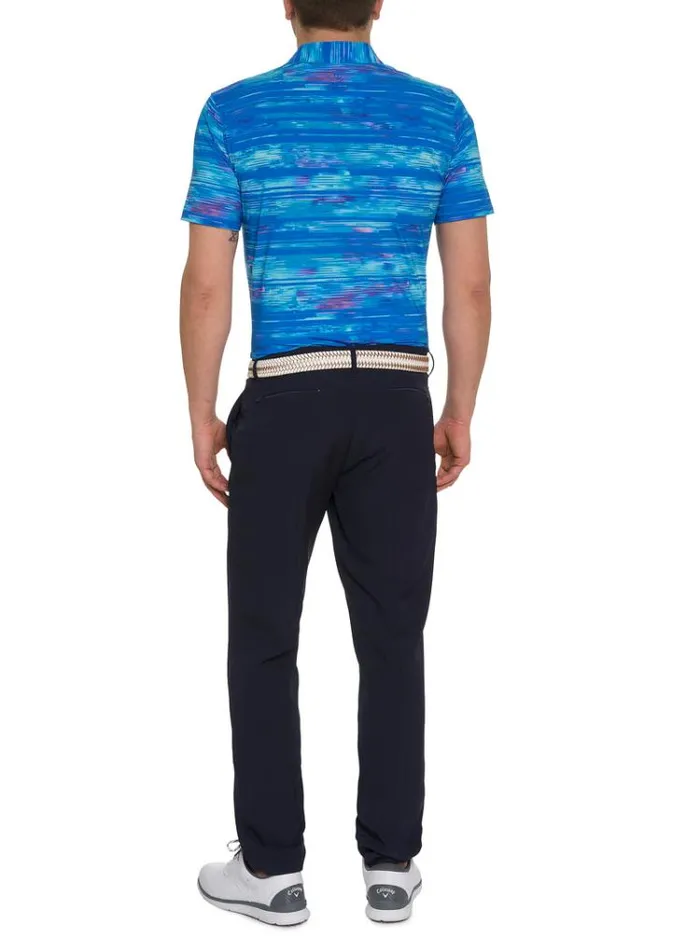 Men WATZMANN KNIT POLO Black Robert Graham Polos and TShirts