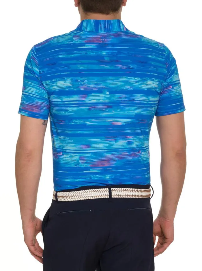 Men WATZMANN KNIT POLO Black Robert Graham Polos and TShirts