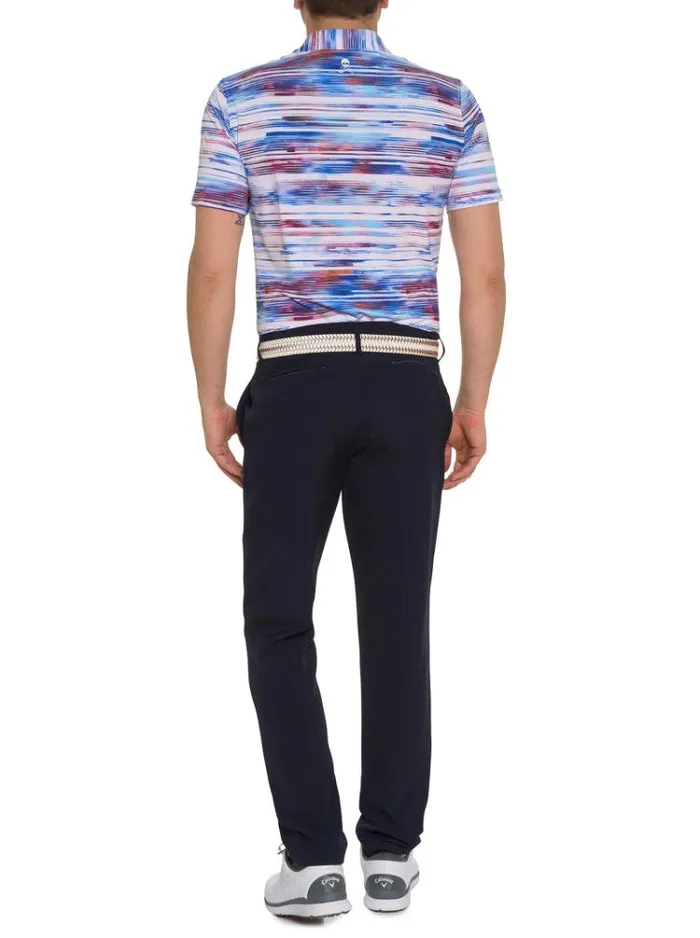 Men WATZMANN KNIT POLO Black Robert Graham Polos and TShirts