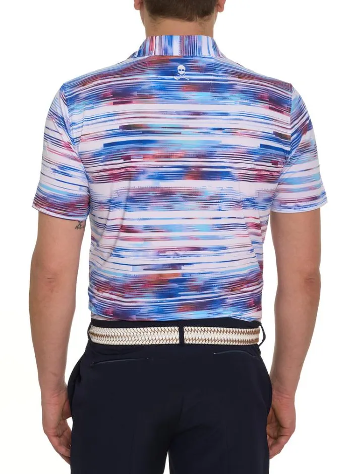 Men WATZMANN KNIT POLO Black Robert Graham Polos and TShirts