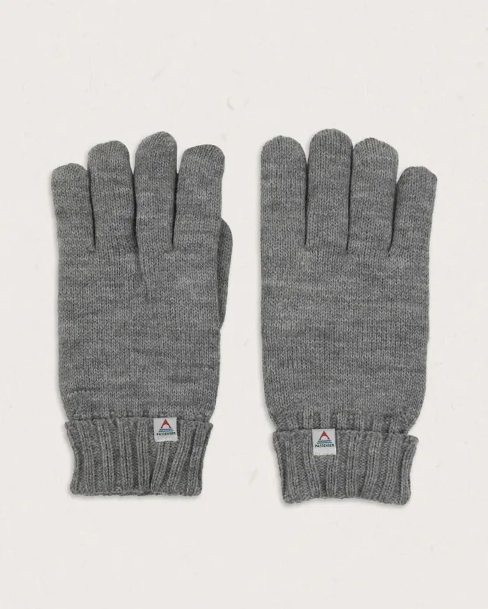 MenWomen Gloves Passenger Gale Recycled Acrylic Knitted Gloves Flecked Grey Marl Flecked Grey Marl MenWomen Gloves Passenger Gale Recycled Acrylic Knitted Gloves Flecked Grey Marl Flecked Grey Marl