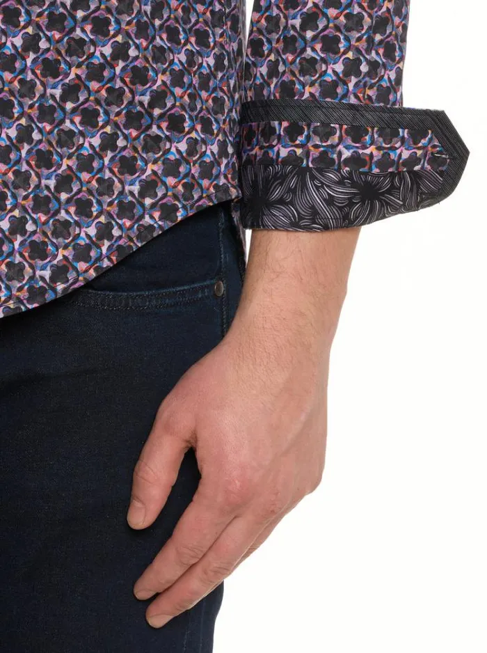 Men YENI LONG SLEEVE BUTTON DOWN SHIRT Multi Robert Graham Button Down Shirts
