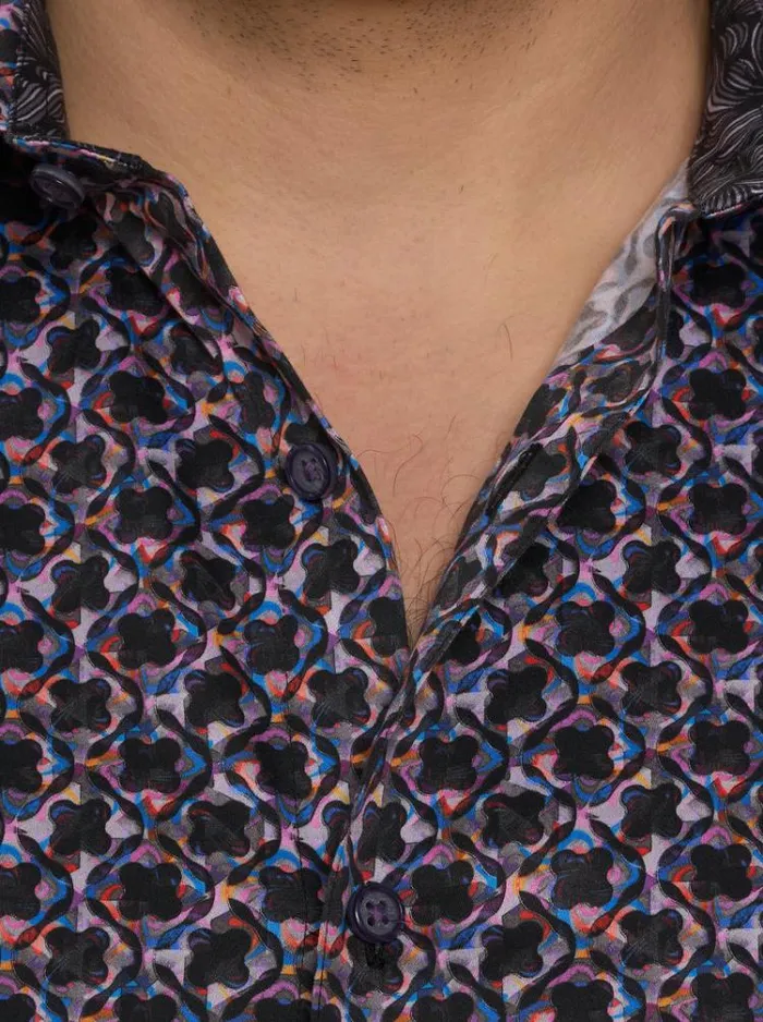 Men YENI LONG SLEEVE BUTTON DOWN SHIRT Multi Robert Graham Button Down Shirts