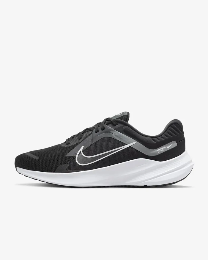 Mens Nike Quest 5 BlackSmoke GreyDark Smoke GreyWhite Nike First Day Kicks