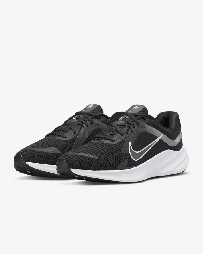 Mens Nike Quest 5 BlackSmoke GreyDark Smoke GreyWhite Nike First Day Kicks