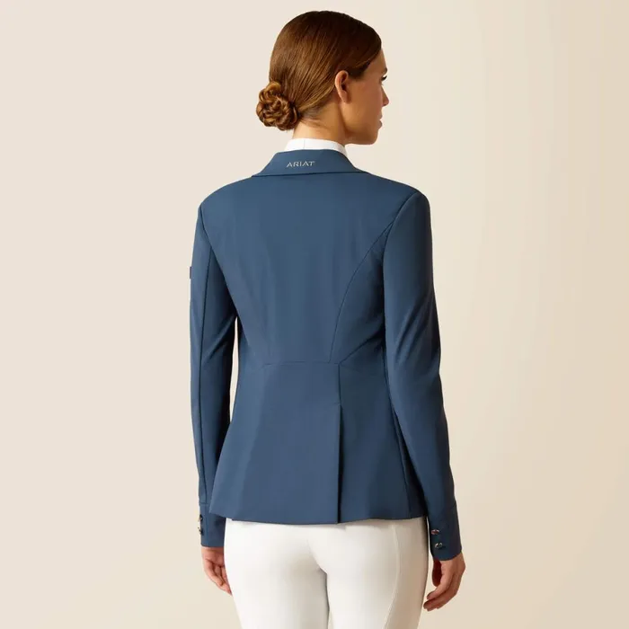 Meridian Show Coat Dark Denim Women Ariat English Riding Meridian Show Coat Dark Denim Women Ariat English Riding
