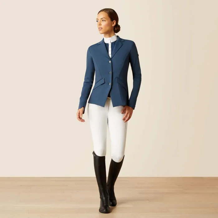 Meridian Show Coat Dark Denim Women Ariat English Riding Meridian Show Coat Dark Denim Women Ariat English Riding