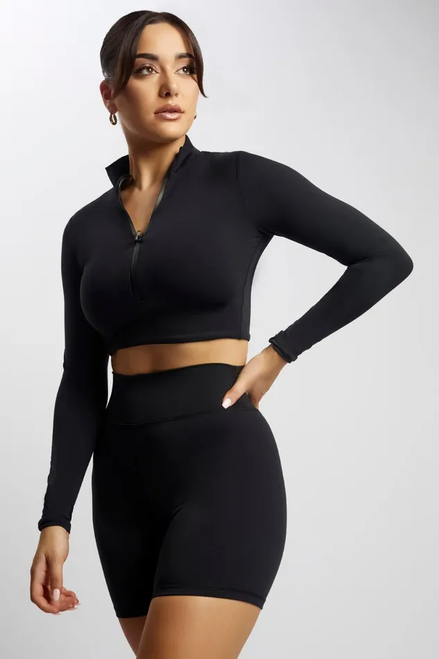 Meshki Activewear Carly Bike Shorts 8211 Black Black 8211 Women