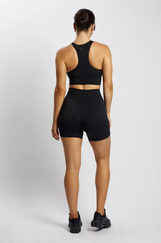 Meshki Activewear Carly Bike Shorts 8211 Black Black 8211 Women