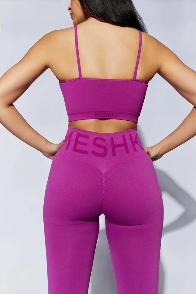 Meshki Activewear Lanie Scoop Neck Tank Top 8211 Violet Violet 8211 Women Meshki Activewear Lanie Scoop Neck Tank Top 8211 Violet Violet 8211 Women