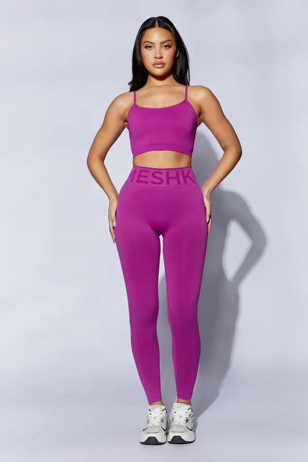 Meshki Activewear Lanie Scoop Neck Tank Top 8211 Violet Violet 8211 Women Meshki Activewear Lanie Scoop Neck Tank Top 8211 Violet Violet 8211 Women