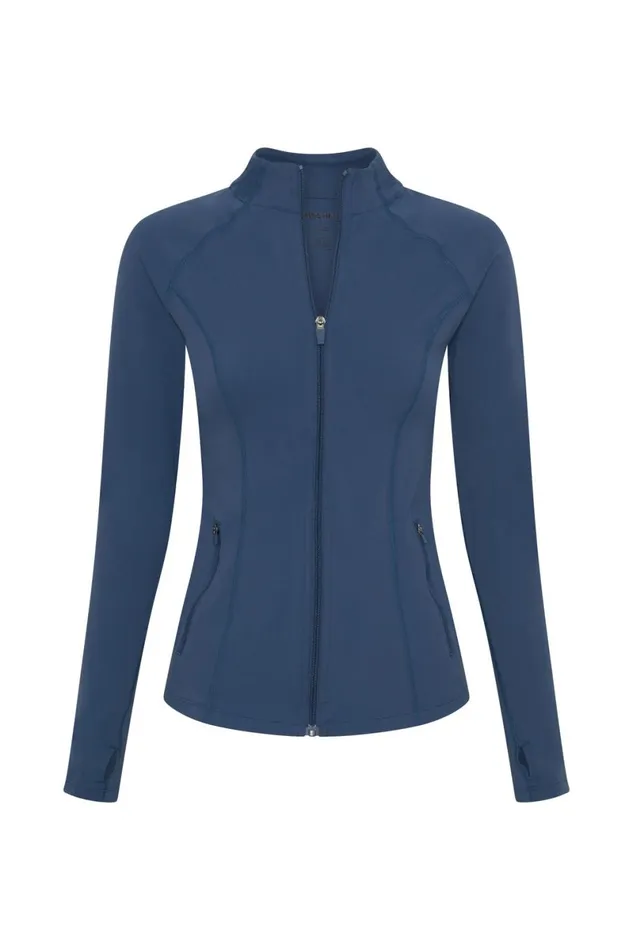 Meshki Activewear Luna Zip Up Jacket 8211 Navy Navy 8211 Women