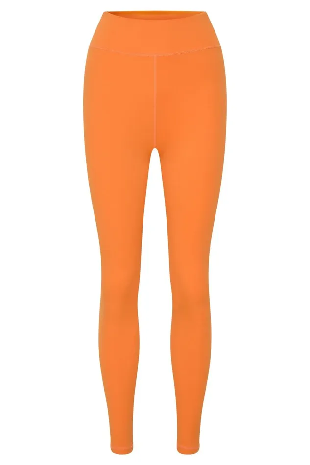 Meshki Activewear Venus V Back Leggings 8211 Tangerine Tangerine 8211 Women Meshki Activewear Venus V Back Leggings 8211 Tangerine Tangerine 8211 Women