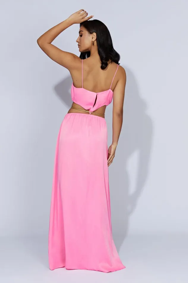 Meshki Bachelorette Colette Chain Maxi Dress 8211 Bubblegum Pink Bubblegumpink 8211 Women Meshki Bachelorette Colette Chain Maxi Dress 8211 Bubblegum Pink Bubblegumpink 8211 Women