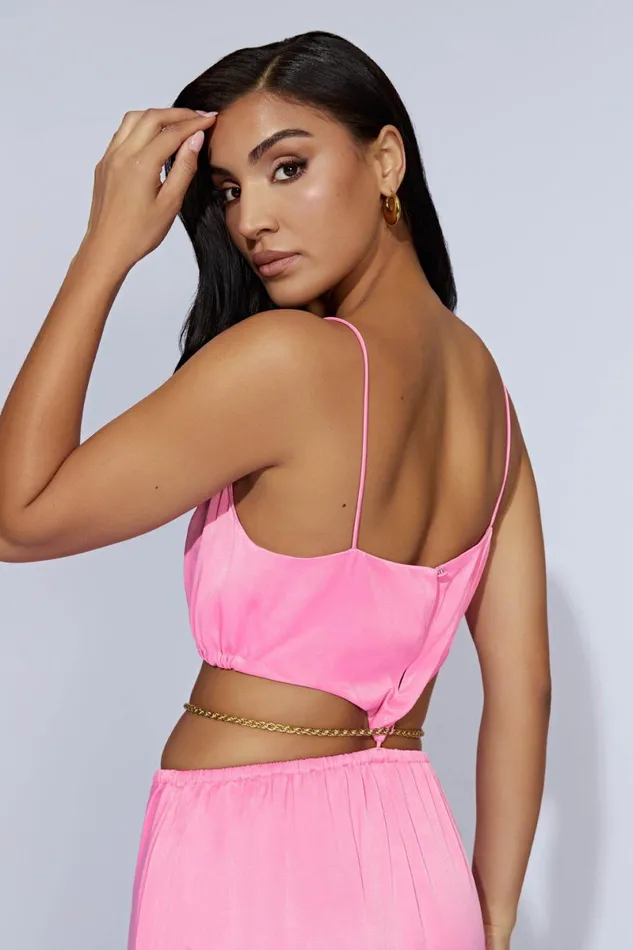 Meshki Bachelorette Colette Chain Maxi Dress 8211 Bubblegum Pink Bubblegumpink 8211 Women Meshki Bachelorette Colette Chain Maxi Dress 8211 Bubblegum Pink Bubblegumpink 8211 Women