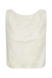 Meshki Bachelorette Mona Burnout Velvet Cowl Back Top 8211 White White 8211 Women