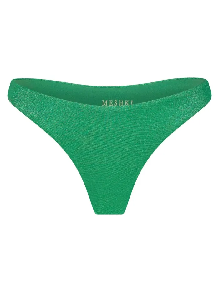 Meshki Bikini Bottoms Bambi Cheeky Cut Bikini Bottoms 8211 Green Sparkle Greensparkle 8211 Women Meshki Bikini Bottoms Bambi Cheeky Cut Bikini Bottoms 8211 Green Sparkle Greensparkle 8211 Women