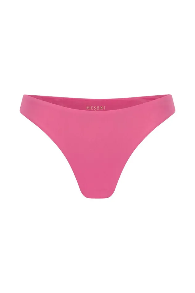 Meshki Bikini Bottoms Rosie Recycled Nylon Cheeky Cut Bikini Bottoms 8211 Pink Pink 8211 Women