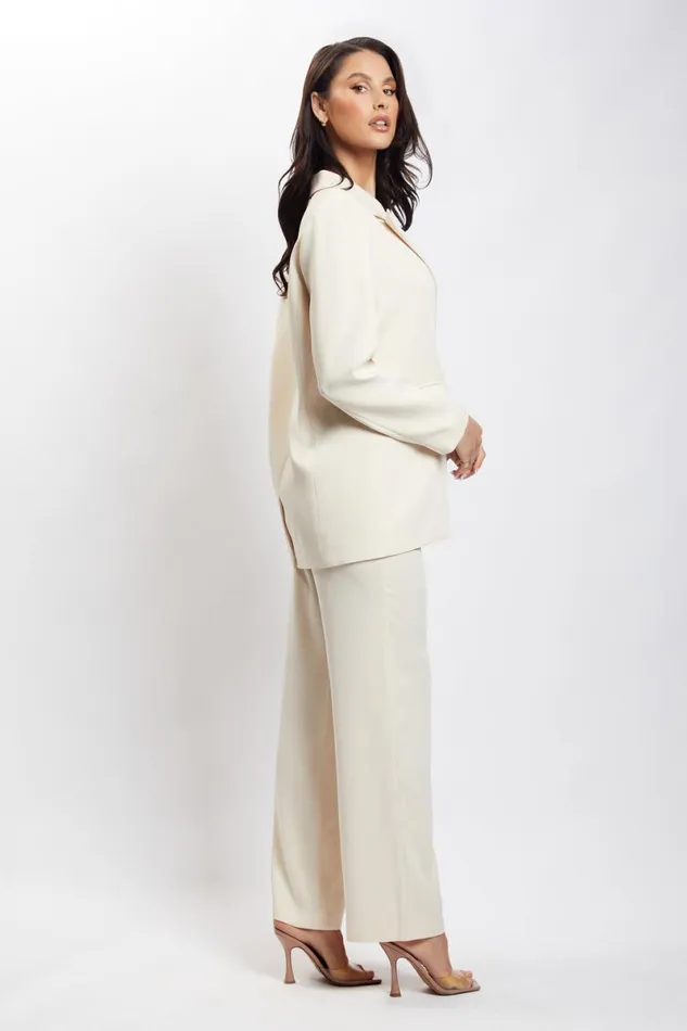 Meshki Blazers Madison Oversized Blazer 8211 Cream Cream 8211 Women