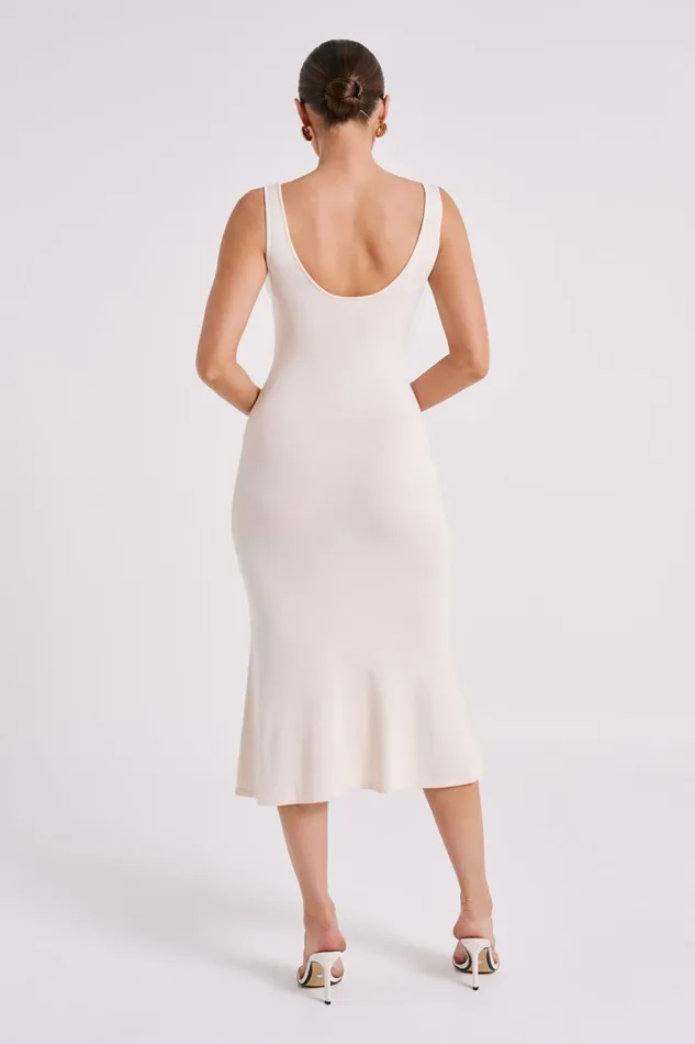 Meshki Bridal Shower Easton Knit Midi Dress 8211 Ivory Ivory 8211 Women