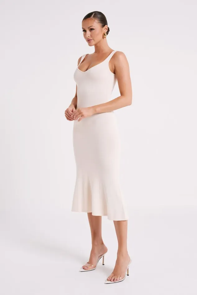 Meshki Bridal Shower Easton Knit Midi Dress 8211 Ivory Ivory 8211 Women