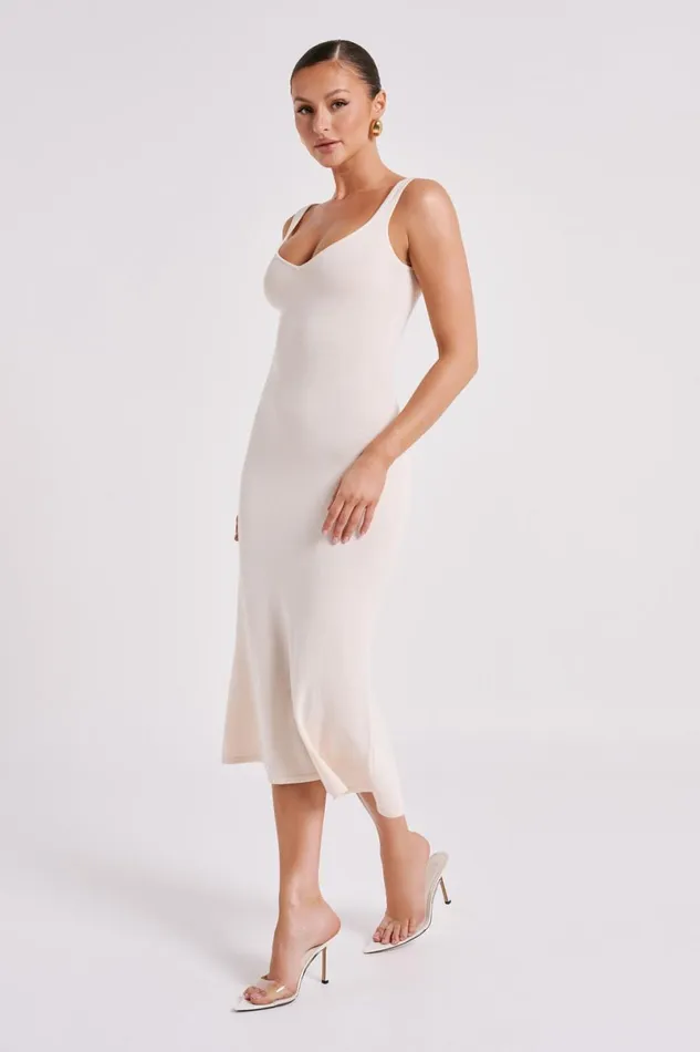 Meshki Bridal Shower Easton Knit Midi Dress 8211 Ivory Ivory 8211 Women