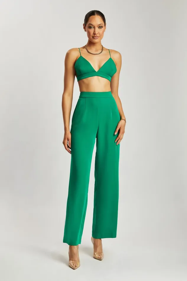 Meshki Crop Tops Cynthia Triangle Bralette 8211 Bottle Green Bottlegreen 8211 Women Meshki Crop Tops Cynthia Triangle Bralette 8211 Bottle Green Bottlegreen 8211 Women