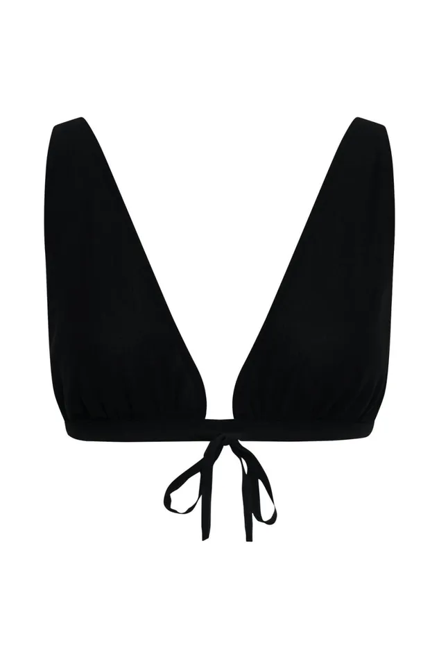 Meshki Crop Tops Daisie Chiffon Top 8211 Black Black 8211 Women