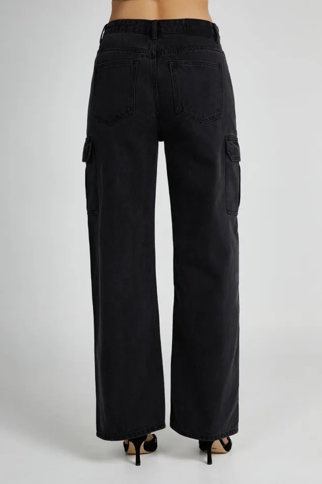 Meshki Denim Jagger Relaxed Denim Jean 8211 Washed Black Washedblack 8211 Women