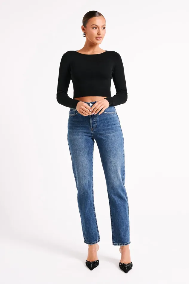 Meshki Denim Mattea Denim Jeans 8211 Dark Blue Darkblue 8211 Women
