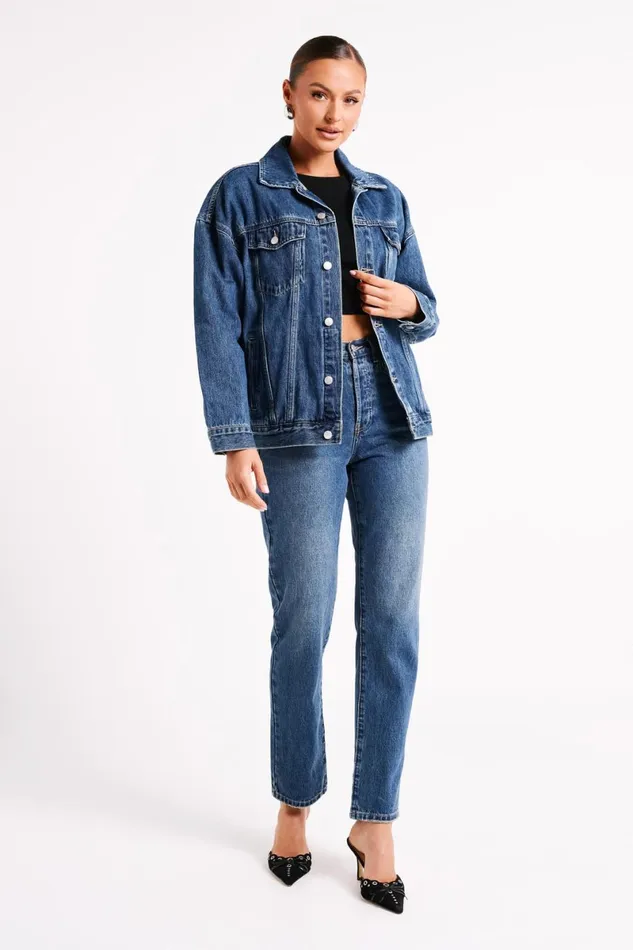 Meshki Denim Mattea Denim Jeans 8211 Dark Blue Darkblue 8211 Women
