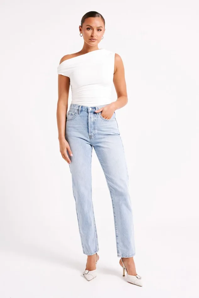 Meshki Denim Mattea Denim Jeans 8211 Mid Blue Midblue 8211 Women
