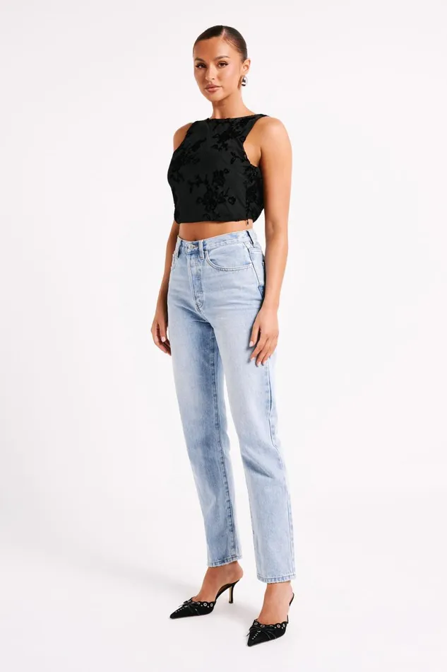 Meshki Denim Mattea Denim Jeans 8211 Mid Blue Midblue 8211 Women