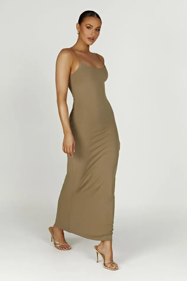 Meshki Maxi Dresses Aylani Cami Maxi Dress 8211 Olive Olive 8211 Women
