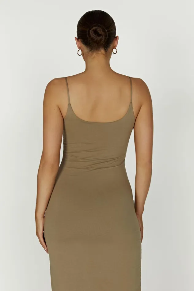 Meshki Maxi Dresses Aylani Cami Maxi Dress 8211 Olive Olive 8211 Women