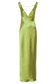 Meshki Maxi Dresses Carmelita Open Back Pearl Maxi Dress 8211 Parakeet Green Parakeet Green 8211 Women