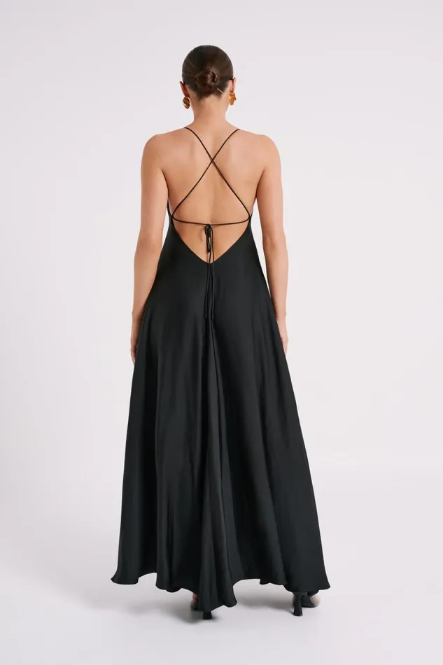 Meshki Maxi Dresses Melisandre Baby Doll Maxi Dress 8211 Black Black 8211 Women