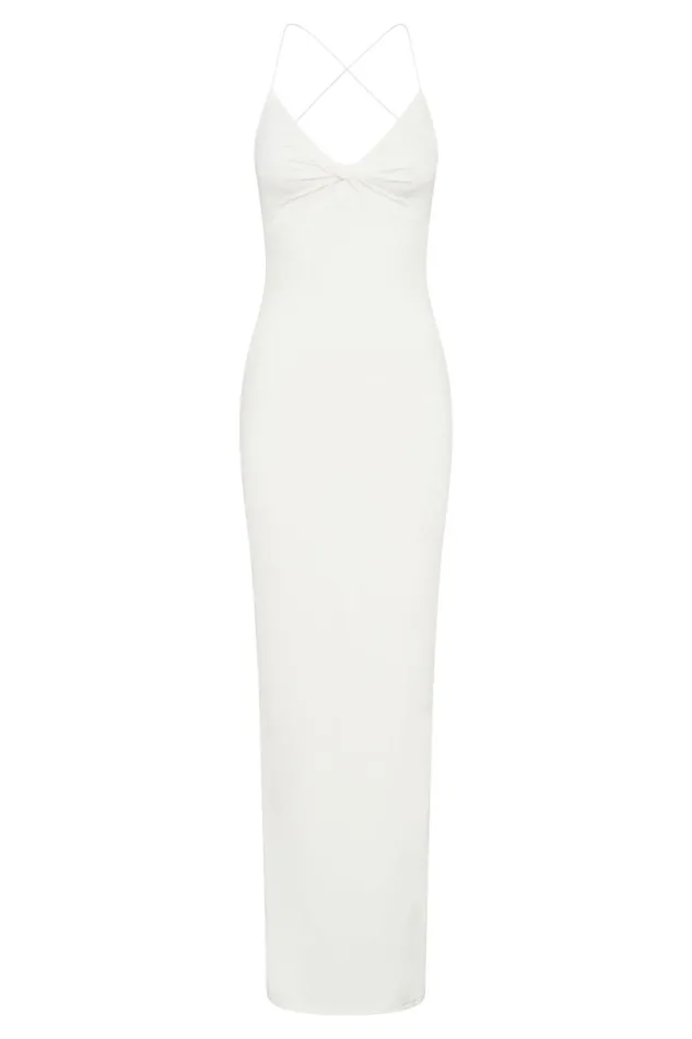 Meshki Maxi Dresses Sinead Twist Maxi Dress 8211 White White 8211 Women