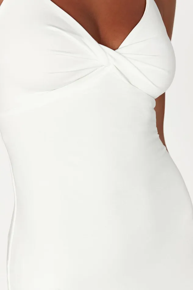 Meshki Maxi Dresses Sinead Twist Maxi Dress 8211 White White 8211 Women