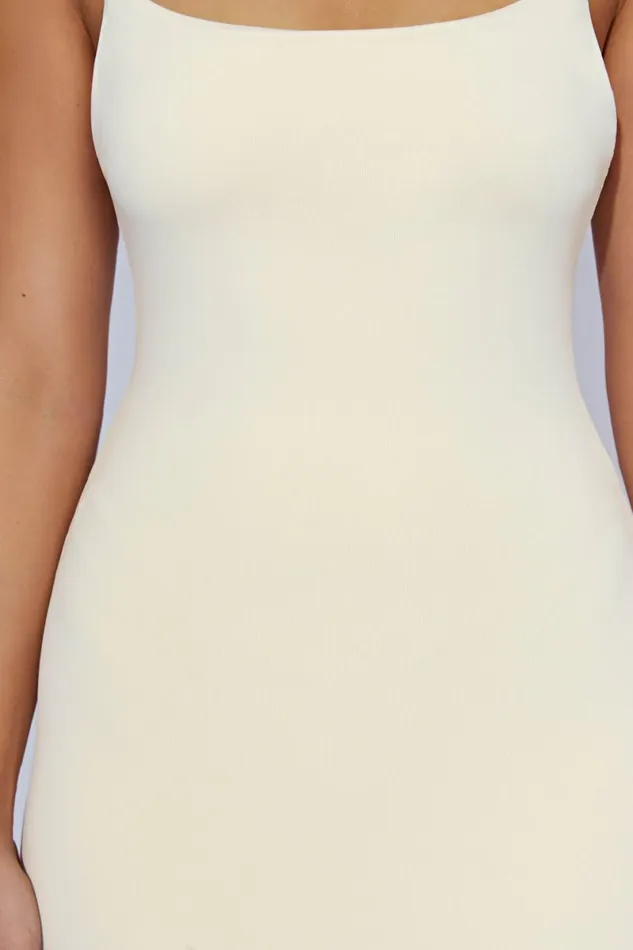 Meshki Midi Dresses Lexia Scoop Low Neck Midi Dress 8211 Cream Cream 8211 Women