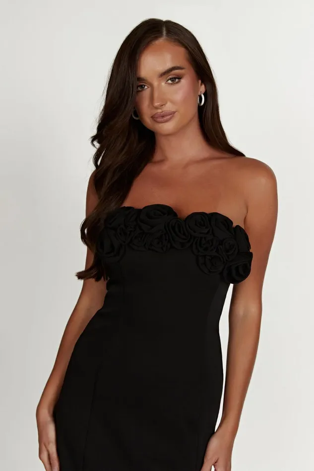 Meshki Mini Dresses Brooks Rose Mini Dress 8211 Black Black 8211 Women