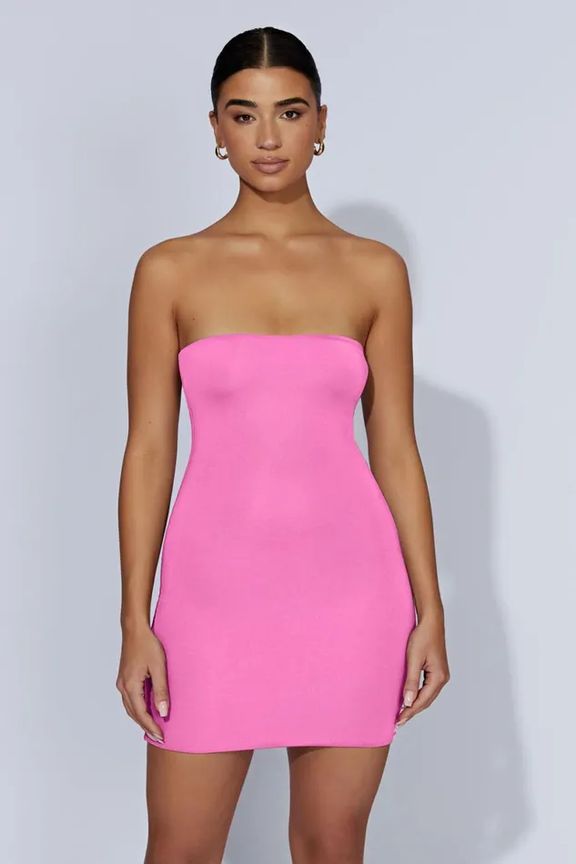 Meshki Mini Dresses Stella Strapless Mini Dress 8211 Bubblegum Pink Bubblegumpink 8211 Women Meshki Mini Dresses Stella Strapless Mini Dress 8211 Bubblegum Pink Bubblegumpink 8211 Women