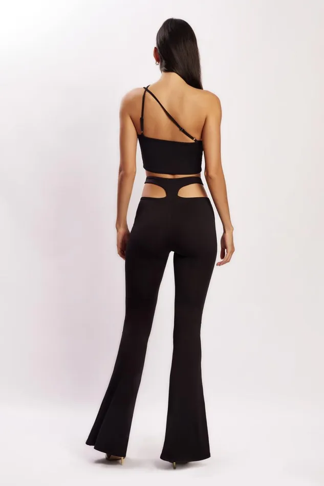 Meshki Pants Harley High Waisted Thong Cutout Pants 8211 Black Black 8211 Women Meshki Pants Harley High Waisted Thong Cutout Pants 8211 Black Black 8211 Women