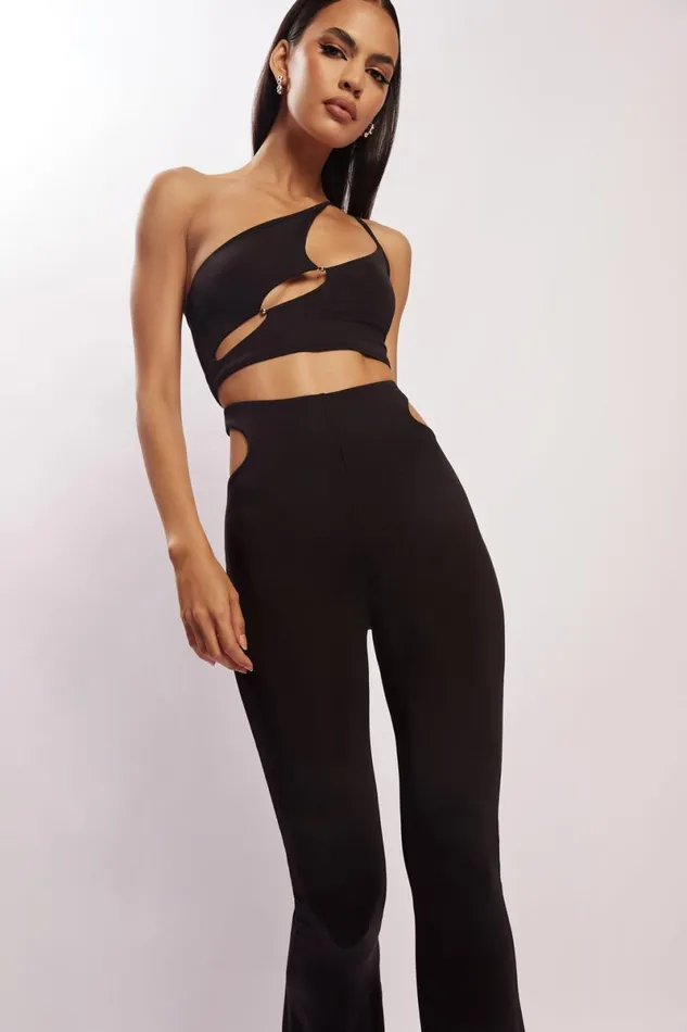 Meshki Pants Harley High Waisted Thong Cutout Pants 8211 Black Black 8211 Women Meshki Pants Harley High Waisted Thong Cutout Pants 8211 Black Black 8211 Women