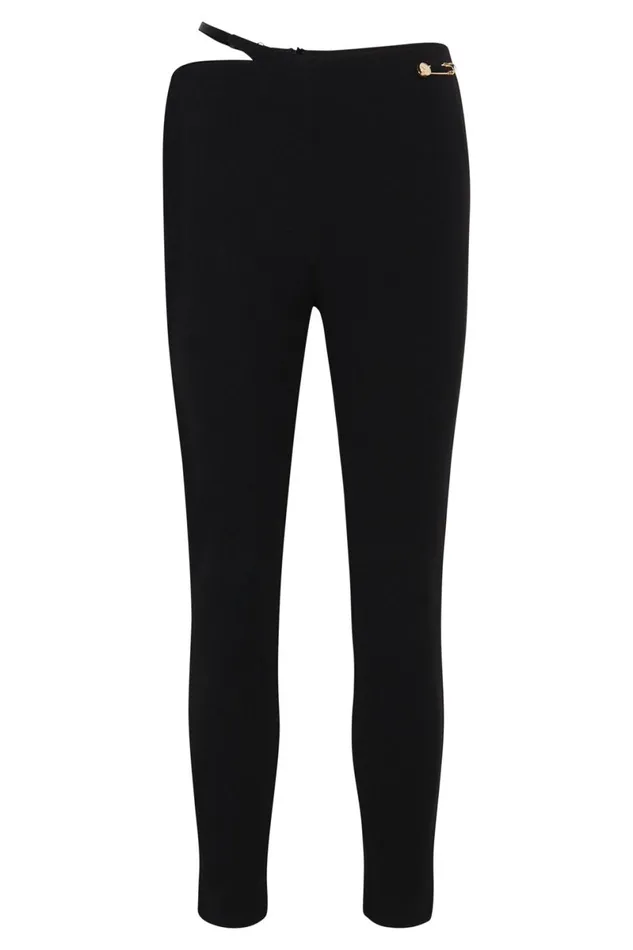 Meshki Pants Irene Pants With V Front Cut Out 8211 Black Black 8211 Women Meshki Pants Irene Pants With V Front Cut Out 8211 Black Black 8211 Women