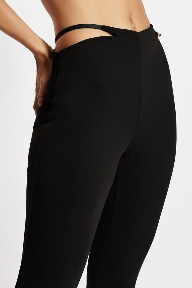 Meshki Pants Irene Pants With V Front Cut Out 8211 Black Black 8211 Women Meshki Pants Irene Pants With V Front Cut Out 8211 Black Black 8211 Women